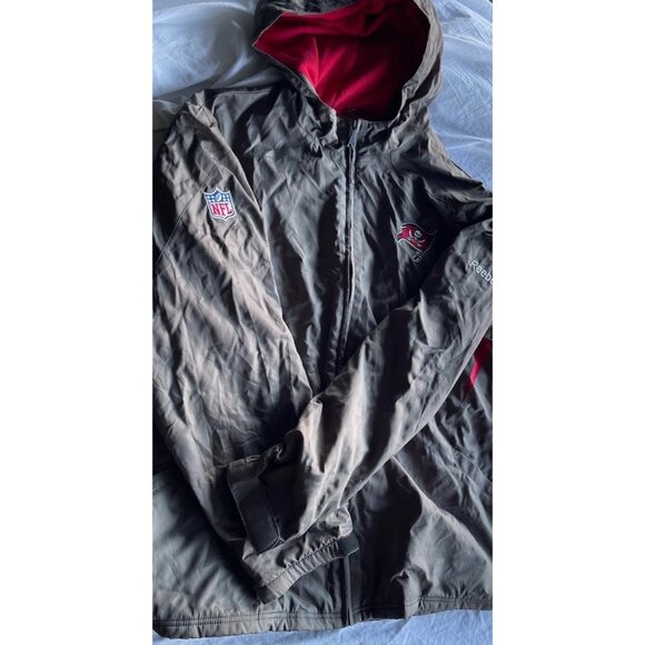 Vintage Tampa Bay Buccaneers Full Zip Windbreaker Jacket Men’s 2XL NFL Gameday - Picture 1 of 16